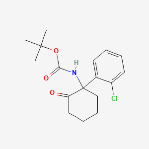 Chemical structure of N-Boc Norketamine