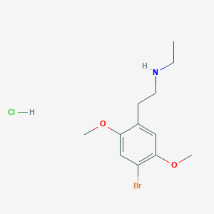 Chemical structure of N-Ethyl 2c-b hydrochloride