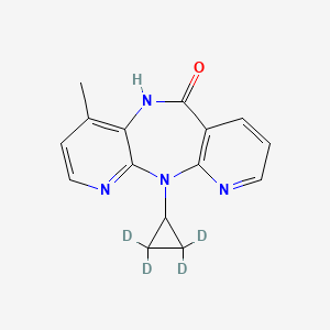 Chemical structure of Nevirapine-d4