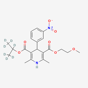 Chemical structure of Nimodipine-d7