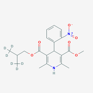 Chemical structure of Nisoldipine-d6