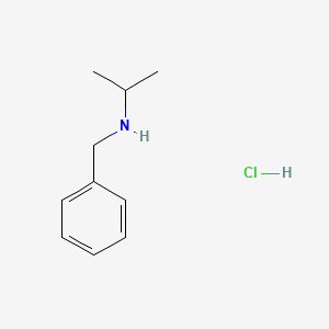 Chemical structure of N-benzylpropan-2-amine;hydrochloride