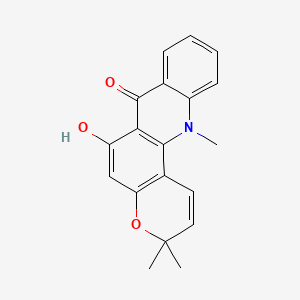 Chemical structure of Noracronycine