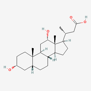 Chemical structure of Nordeoxycholic Acid