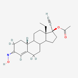 Chemical structure of Norgestimate-d6