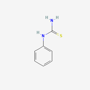 Chemical structure of Phenylthiourea