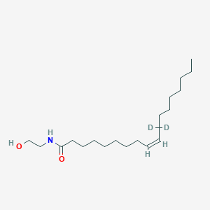 Chemical structure of Oleoyl Ethanolamide-d2