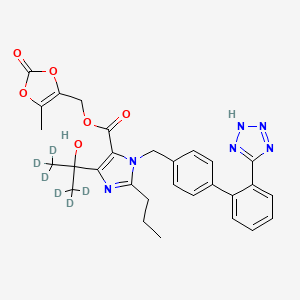 Chemical structure of Olmesartan Medoxomil-d6