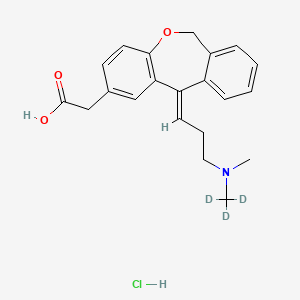 Chemical structure of Olopatadine-d3 Hydrochloride