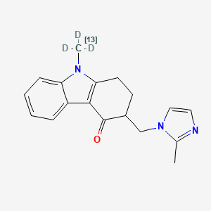 Chemical structure of Ondansetron-13C-d3