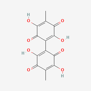 Chemical structure of Oosporein