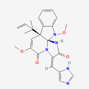 Chemical structure of Oxaline