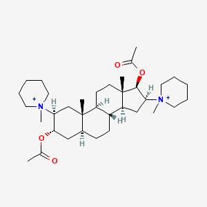 Chemical structure of Pancuronium (bromide hydrate)