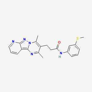 Chemical structure of Pantothenate Kinase Inhibitor