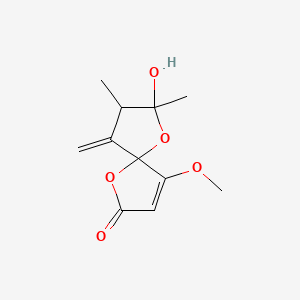 Chemical structure of Papyracillic Acid
