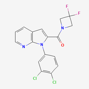 Chemical structure of PDE4B Inhibitor