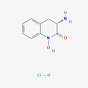 Chemical structure of PF-04859989 (hydrochloride)
