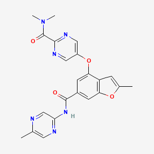Chemical structure of PF-04937319 (hydrate)