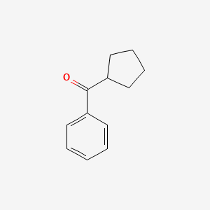 Chemical structure of Phenyl Cyclopentyl Ketone