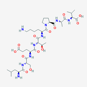 Chemical structure of PKCε Inhibitor Scramble Peptide
