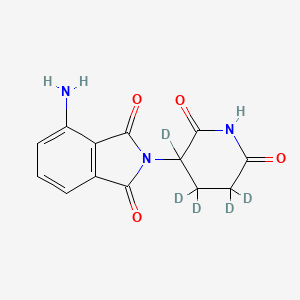 Chemical structure of Pomalidomide-d5