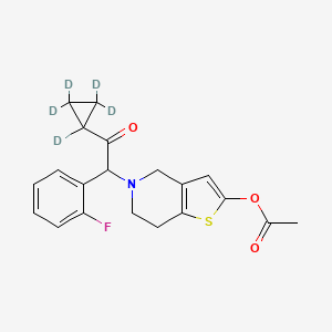 Chemical structure of Prasugrel-d5
