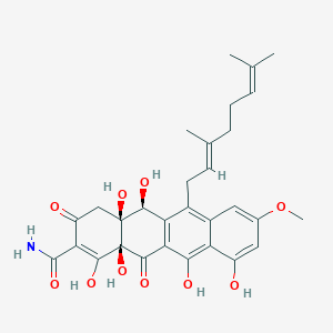 Chemical structure of Previridicatumtoxin