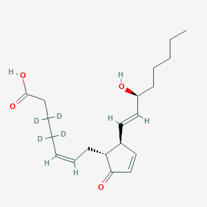 Chemical structure of Prostaglandin A2-d4