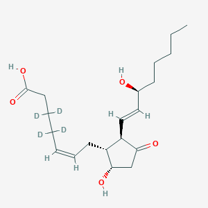 Chemical structure of Prostaglandin D2-d4