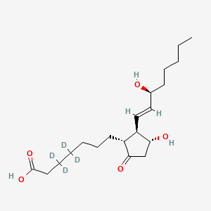 Chemical structure of Prostaglandin E1-d4