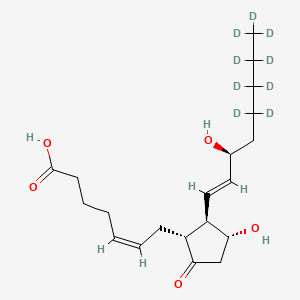 Chemical structure of Prostaglandin E2-d9