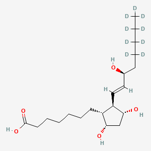 Chemical structure of Prostaglandin F1α-d9