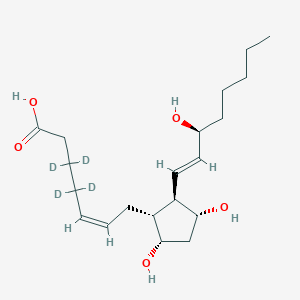 Chemical structure of Prostaglandin F2α-d4