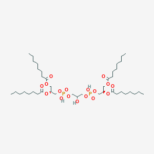 Chemical structure of PtdIns-(3)-P1 (1,2-dipalmitoyl)-d62 (ammonium salt)