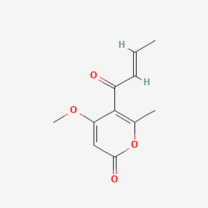 Chemical structure of Pyrenocine A