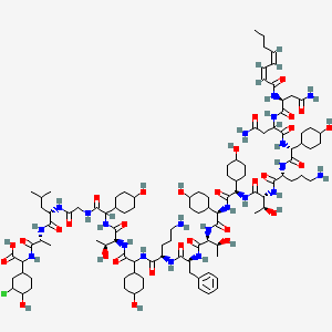 Chemical structure of Ramoplanin Complex