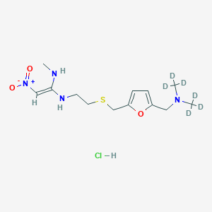 Chemical structure of Ranitidine-d6 Hydrochloride