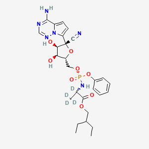 Chemical structure of Remdesivir-d4