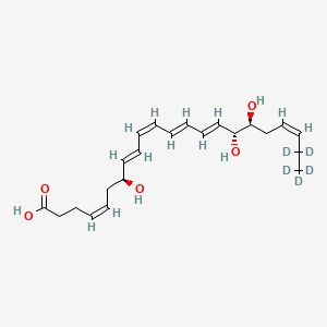 Chemical structure of Resolvin D2-d5