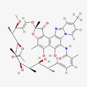 Chemical structure of Rifaximin-d6