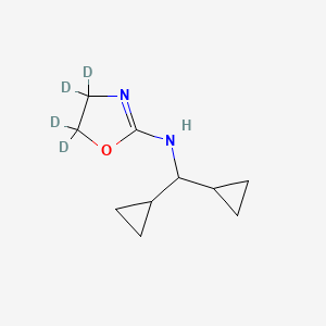 Chemical structure of Rilmenidine-d4