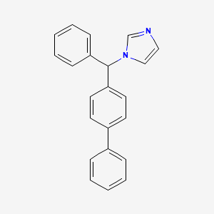 Chemical structure of Rilpivirine-d6 (hydrochloride)