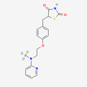 Chemical structure of Rosiglitazone-d3