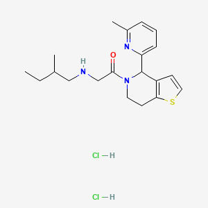 Chemical structure of RUSKI-201dihydrochloride