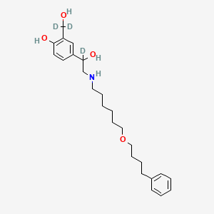 Chemical structure of Salmeterol-d3