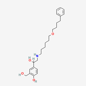 Chemical structure of Salmeterol-d3 (xinafoate)