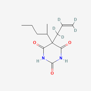 Chemical structure of Secobarbital-d5