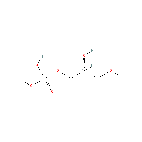 Chemical structure of sn-Glycerol-3-phosphate (cyclohexyl ammonium salt hydrate)