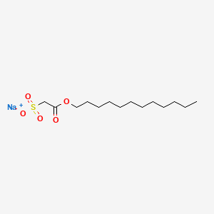 Chemical structure of Sodium Lauryl Sulfoacetate