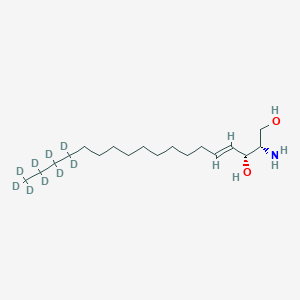 Chemical structure of Sphingosine-d9 (d18:1)
